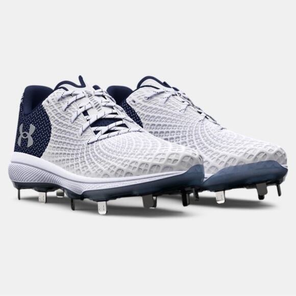 Under Armour Cleats Womens Size 12 Blue White Glyde 2.0 MT 3026601-103 NEW - Picture 10 of 10
